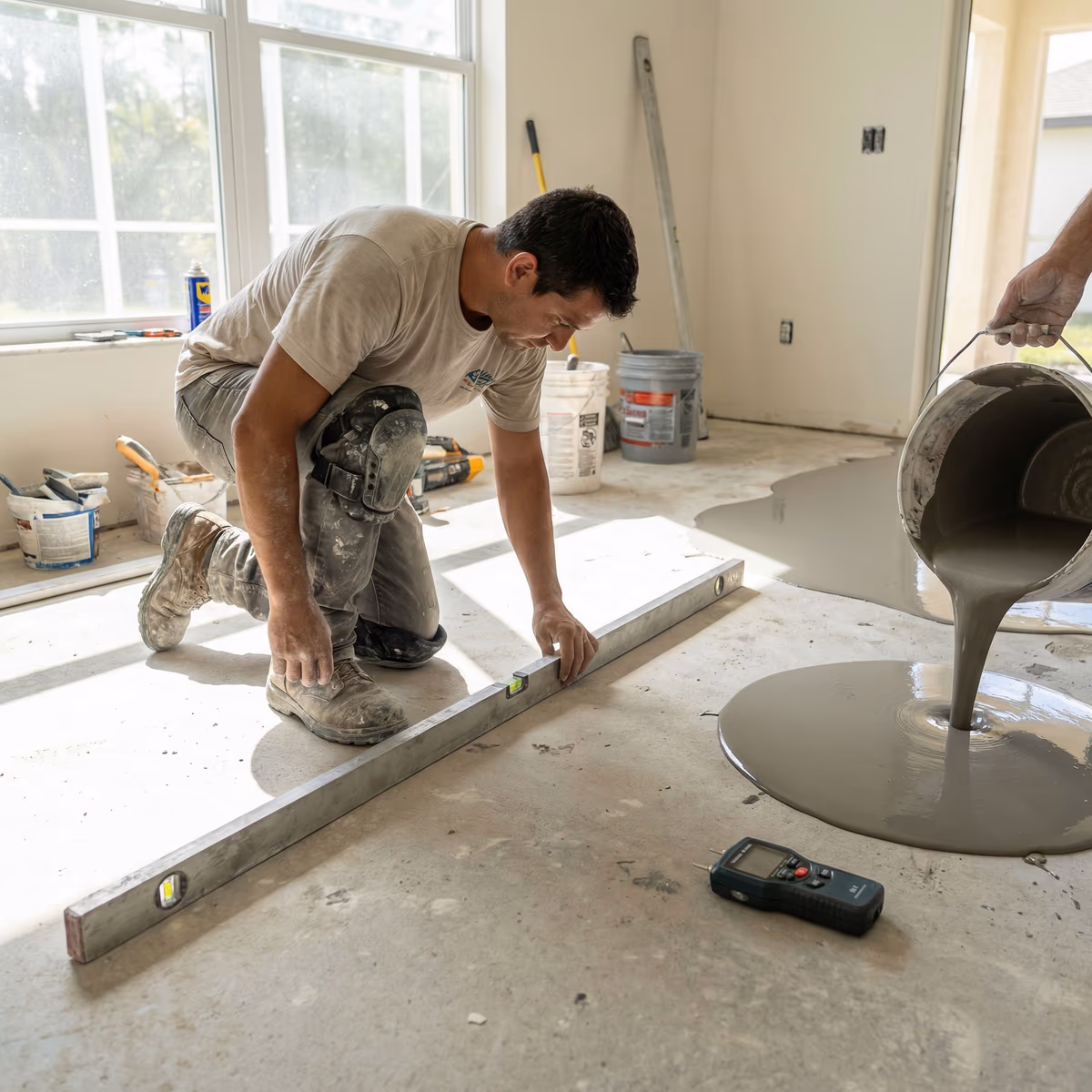 Subfloor Preparation & Leveling